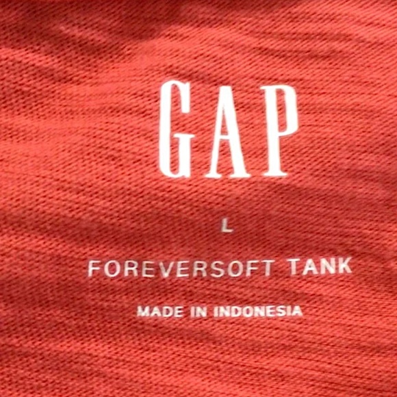 Gap Forever Soft Womens Red Tank Top, L - Picture 2 of 2